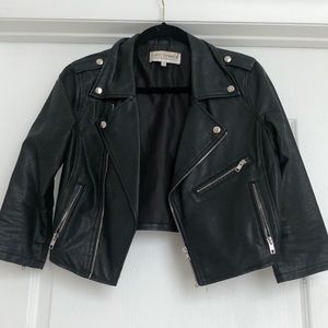 Cropped Moto jacket